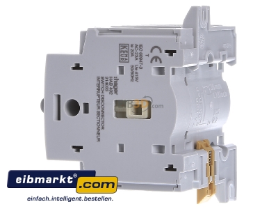 View on the right Hager HAB402 Safety switch 4-p 9kW 
