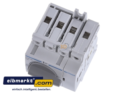 View up front Hager HAB402 Safety switch 4-p 9kW 
