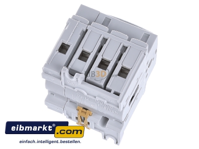 Top rear view Hager HAB403 Safety switch 4-p 14kW 
