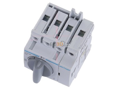 View up front Hager HAB404 Safety switch 4-p 18kW 
