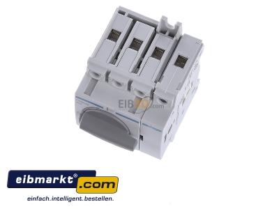 View up front Hager HAB406 Safety switch 4-p 28kW 
