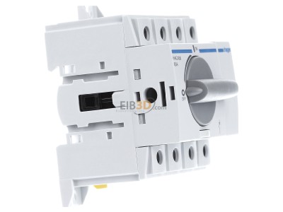 Ansicht links Hager HAC406 Lasttrennschalter 4P 63A 
