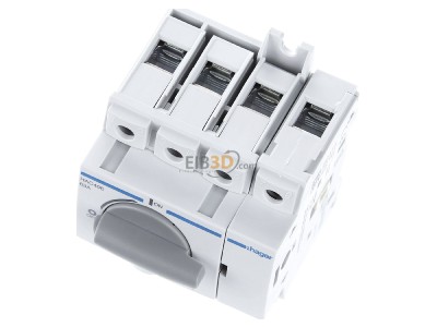 Ansicht oben vorne Hager HAC406 Lasttrennschalter 4P 63A 
