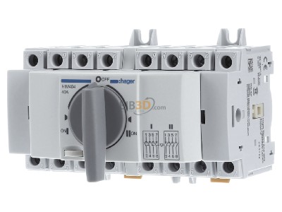 Front view Hager HIM404 Safety switch 4-p 18kW 
