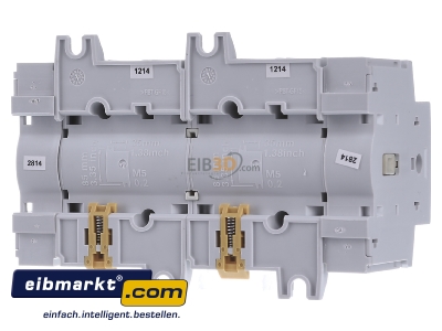 Back view Hager HIM406 Off-load switch 4-p 63A
