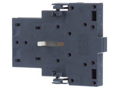 View on the right Siemens 3RH2921-1DA11 Auxiliary contact block 1 NO/1 NC 
