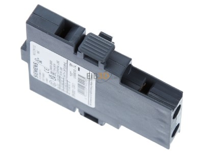 Ansicht oben links Siemens 3RH2921-1DA11 Hilfsschalterblock 1S+1,S0 