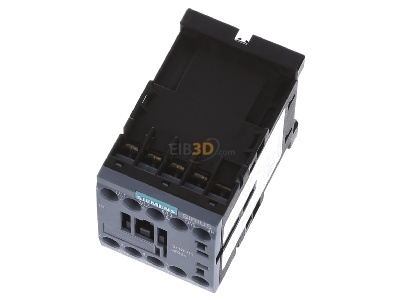 View up front Siemens 3RT2016-1BB41 Magnet contactor 9A 24VDC 
