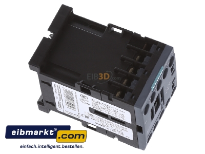 Ansicht oben links Siemens Indus.Sector 3RT20161BB42 Schtz 24DC 4KW/400V,1 3RT2016-1BB42