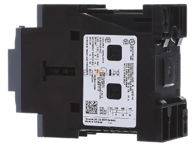 Ansicht rechts Siemens 3RT2025-1BB40 Schtz 24DC 7,5KW 1S+1 