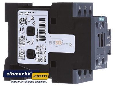 Ansicht links Siemens Indus.Sector 3RT2026-1BB40 Schtz 24DC 11KW 1S+1 