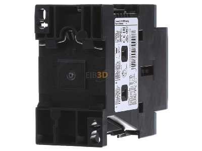 Back view Siemens 3RT2027-1BB40 Magnet contactor 32A 24VDC 
