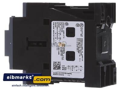 Ansicht rechts Siemens Indus.Sector 3RT20281BB40 Schtz 24DC 18,5KW 1S+1 3RT2028-1BB40