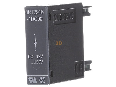 Front view Siemens 3RT2916-1DG00 Surge voltage protection 0VAC 
