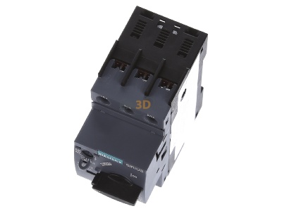 View up front Siemens 3RV2011-0EA10 Motor protective circuit-breaker 0,4A 
