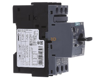 View on the left Siemens 3RV2011-0JA10 Motor protective circuit-breaker 1A 
