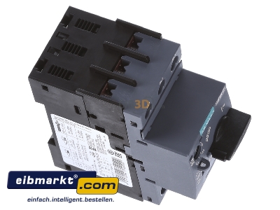 Ansicht oben links Siemens Indus.Sector 3RV2011-0KA10 Leistungsschalter Motor 0,9-1,25A 