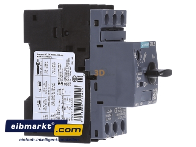 View on the left Siemens Indus.Sector 3RV2011-1AA10 Motor protective circuit-breaker 1,6A 
