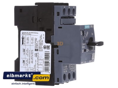 Ansicht links Siemens Indus.Sector 3RV2011-1AA10 Leistungsschalter Motor 1-1,6A 