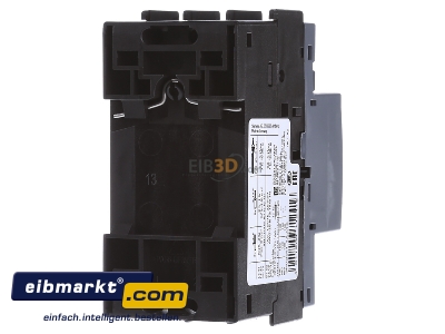 Back view Siemens Indus.Sector 3RV2011-1AA10 Motor protective circuit-breaker 1,6A 
