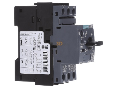 View on the left Siemens 3RV2011-1EA10 Motor protective circuit-breaker 4A 
