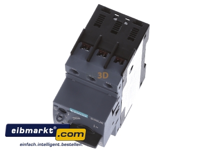 View up front Siemens Indus.Sector 3RV2011-1FA10 Motor protective circuit-breaker 5A - 
