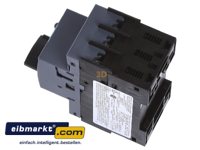 View top right Siemens Indus.Sector 3RV2011-1GA10 Motor protective circuit-breaker 6,3A - 
