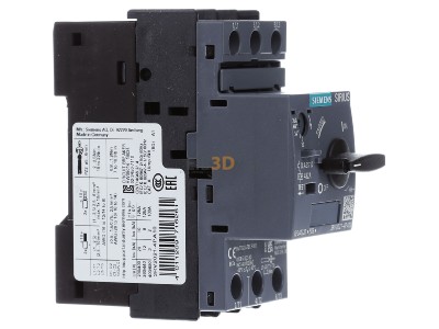 Ansicht links Siemens 3RV2021-4PA10 Leistungsschalter 30-36A,Class 10 