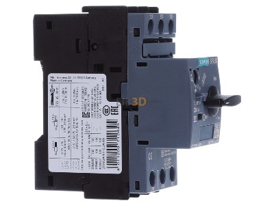Ansicht links Siemens 3RV2411-0JA10 Leistungsschalter Trafo 0,7-1A 