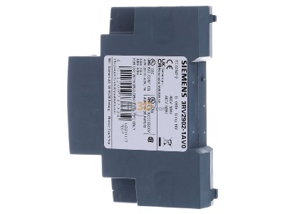 View on the right Siemens 3RV2902-1AV0 Under voltage coil 400...0VAC 0VDC 
