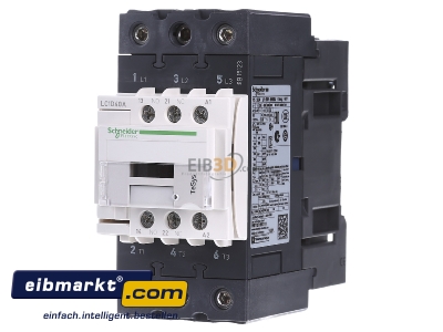 Frontansicht Schneider Electric LC1D40AF7 Leistungsschtz 3P,40A,110V 50/60HZ 