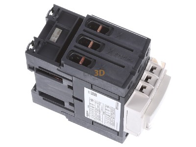 View top left Schneider Electric LC1D40AV7 Magnet contactor 40A 400VAC 
