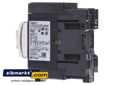 View on the right Schneider Electric LC1D50AD7 Magnet contactor 50A 42VAC 
