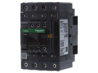 Frontansicht Schneider Electric LC1DT60AE7 Leistungssch�tz 4P,60A,48V 50/60HZ 