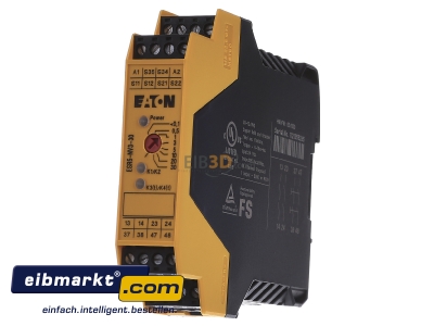 Front view Eaton (Moeller) ESR5-NV3-30 Safety relay DC EN954-1 Cat 4
