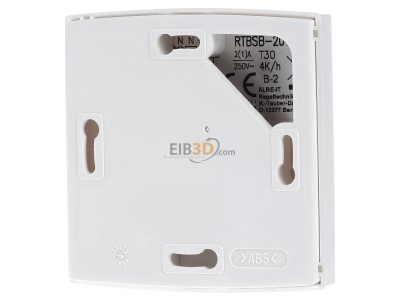 Back view Alre-it RTBSB-201.010 Room thermostat 
