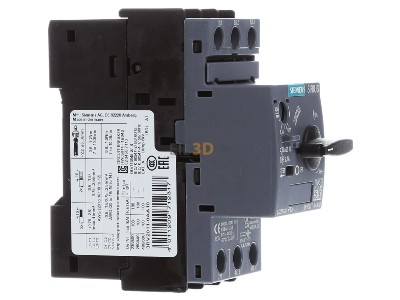 Ansicht links Siemens 3RV2011-0AA10 Leistungsschalter Motor 0,11-0,16A 