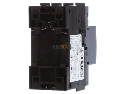 Ansicht hinten Siemens 3RV2011-0AA10 Leistungsschalter Motor 0,11-0,16A 