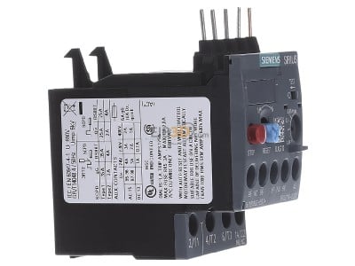 View on the left Siemens 3RU2116-0GB0 Thermal overload relay 0,45...0,63A 
