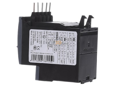 View on the right Siemens 3RU2116-0GB0 Thermal overload relay 0,45...0,63A 
