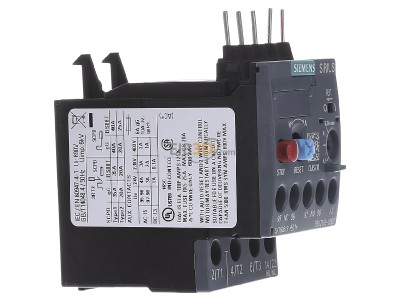 Ansicht links Siemens 3RU2116-1GB0 berlastrelais 4,5-6,3A 