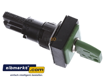 Ansicht oben links Eaton (Moeller) Q25S1R-GN Schlsseltaste 2 Stell., grn 