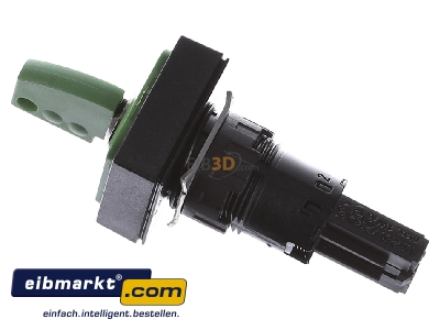 View top right Eaton (Moeller) Q25S1R-GN Key actuator green IP65 - 
