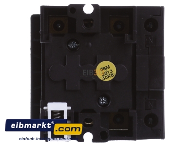Ansicht hinten Eaton (Moeller) P1-32/V/SVB-SW/N Hauptschalter Zwischenbau/sw 