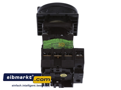 Ansicht oben hinten Eaton (Moeller) P1-32/V/SVB-SW/N Hauptschalter Zwischenbau/sw 