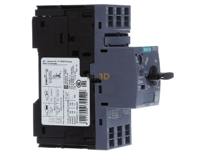 Ansicht links Siemens 3RV2011-1BA20 Leistungsschalter Motor 1,4-2A 
