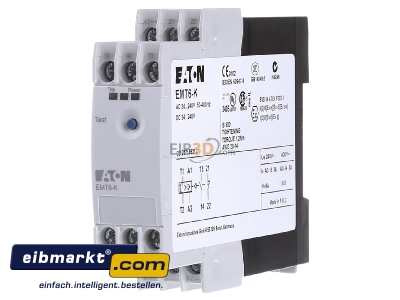 Front view Eaton (Moeller) EMT6-K Motor temperature monitor 1 circuits 
