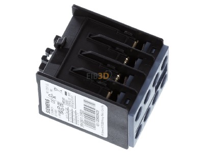 Ansicht oben links Siemens 3RH2911-1FB22 Hilfsschalterblock 11U 2S+2 