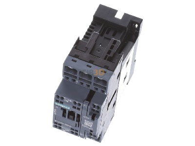 Ansicht oben vorne Siemens 3RT2026-2BB40 Schtz 400AC 11KW 1S+1 3p. 