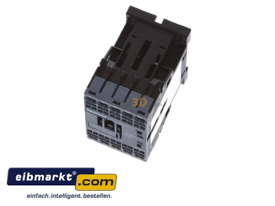 Ansicht oben vorne Siemens Indus.Sector 3RT20152BB42 Schtz 24DC 3KW/400V,1,3p 3RT2015-2BB42